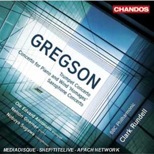 Concerto pour trompette - concerto pour piano & vents "homages"... - Front Cover