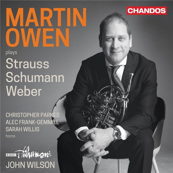 Martin Owen plays Strauss, Schumann & Weber - Front Cover