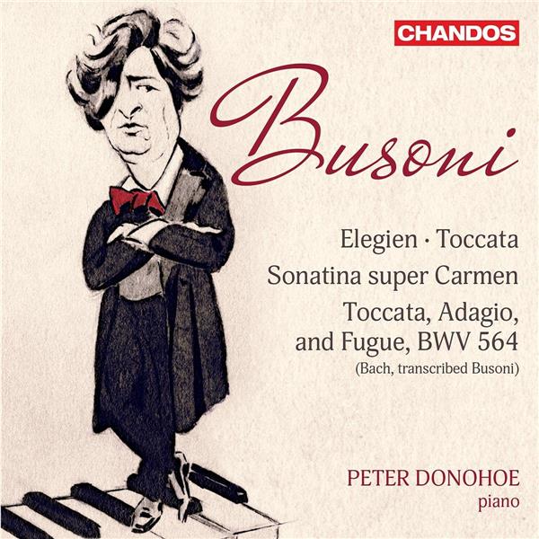 Busoni Elegien Toccata Sonatina - Front Cover