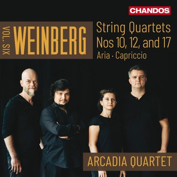 Weinberg String Quartets Volume 6 - Front Cover