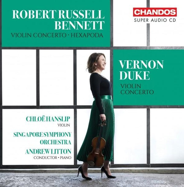 Russell Bennett & Duke : Violin Concertos - Front Cover