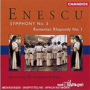 Symphonie No. 3 romanian rhapsody No.1 - Front Cover