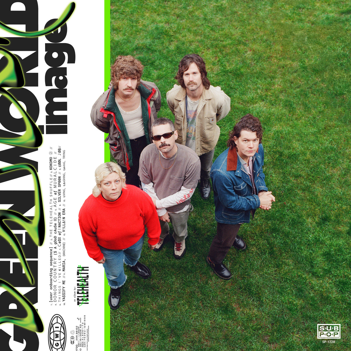 Green World Image - Vinyle Transparent - Front Cover