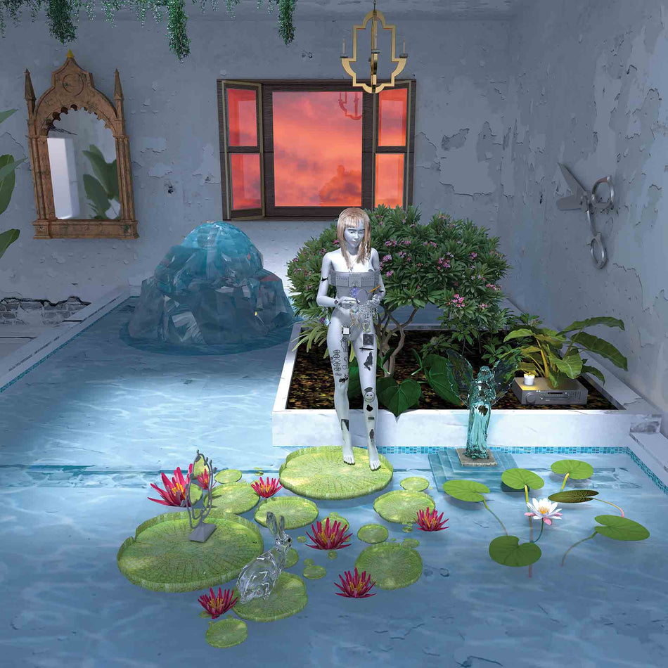 I Want The Door To Open - Vinyle Transparent Et Details Blanc Et Aluminium - Front Cover