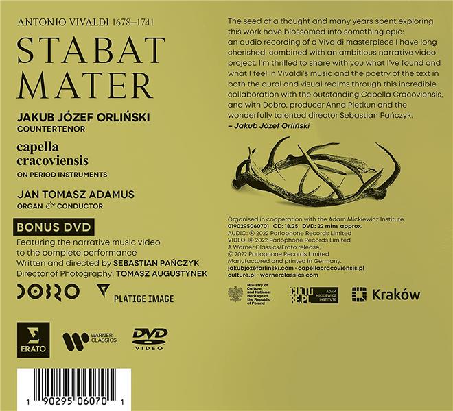 Vivaldi : Stabat Mater - Front Cover