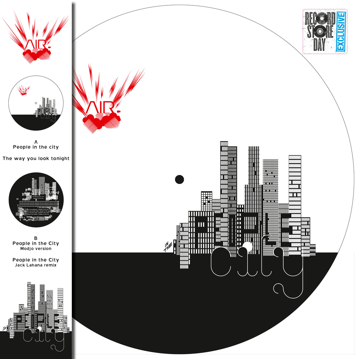 People In The City - Maxi 33T Picture Disc - Front Cover