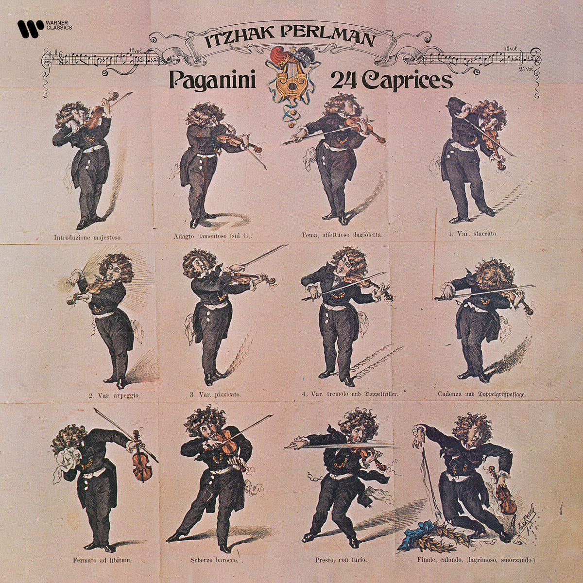PAGANINI : 24 CAPRICES - Front Cover