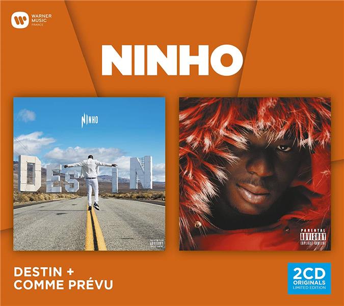 Coffret 2 cd Ninho: Destin + Comme prévu - Front Cover