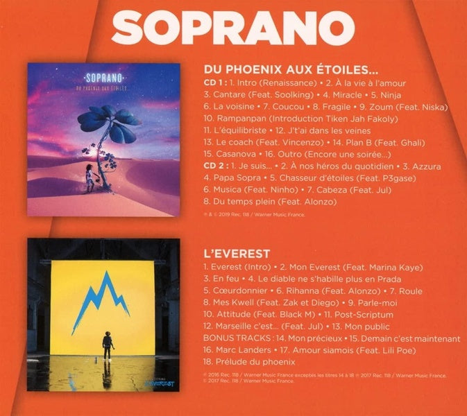Coffret 2 cd: Du Phoenix aux Étoiles + L'Everest - Front Cover