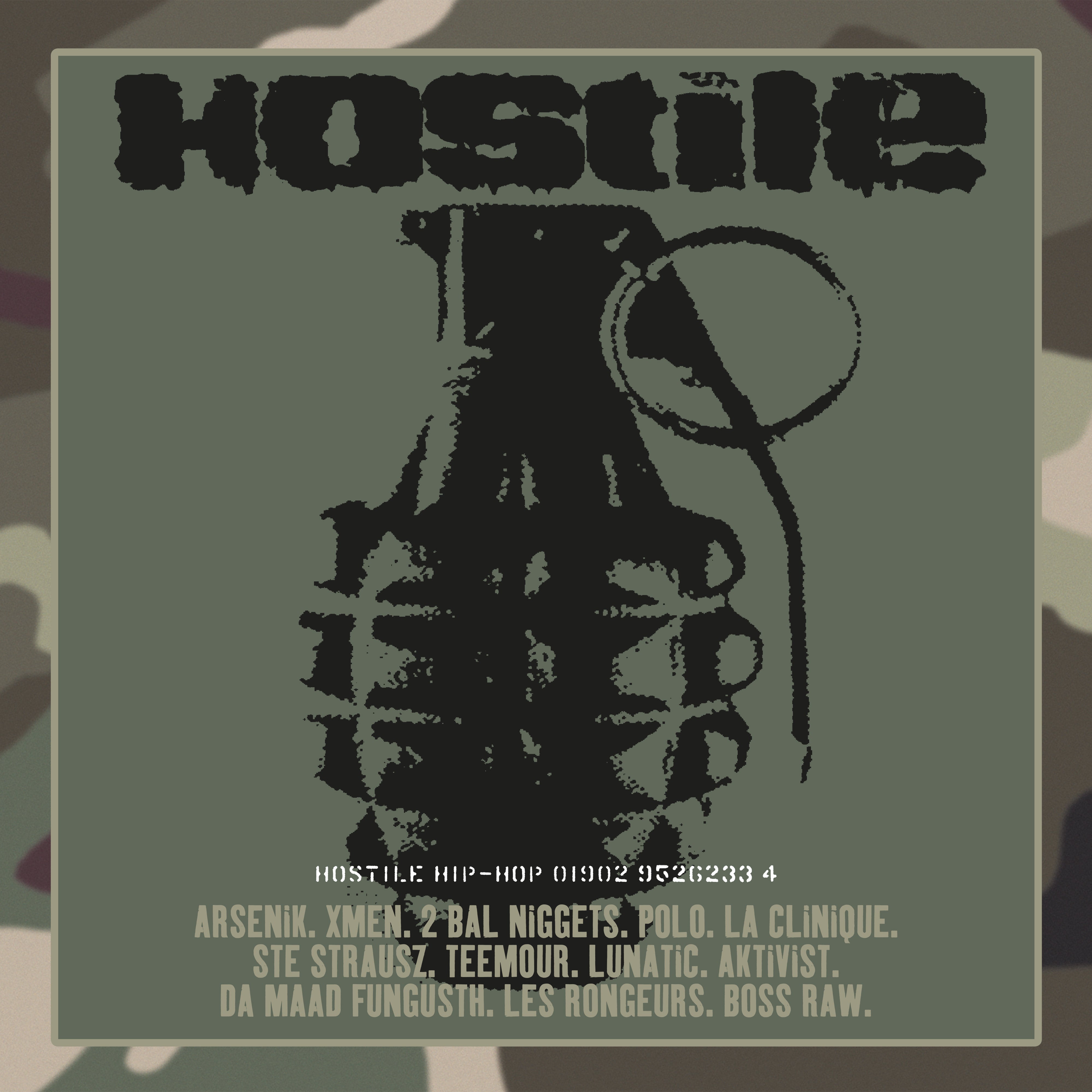 HOSTILE HIP HOP VOLUME 1 - Front Cover