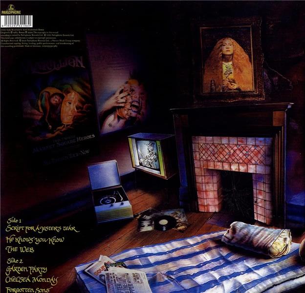 Script for a Jester's Tear - 2020 Stereo Remix ( 1LP) - Front Cover