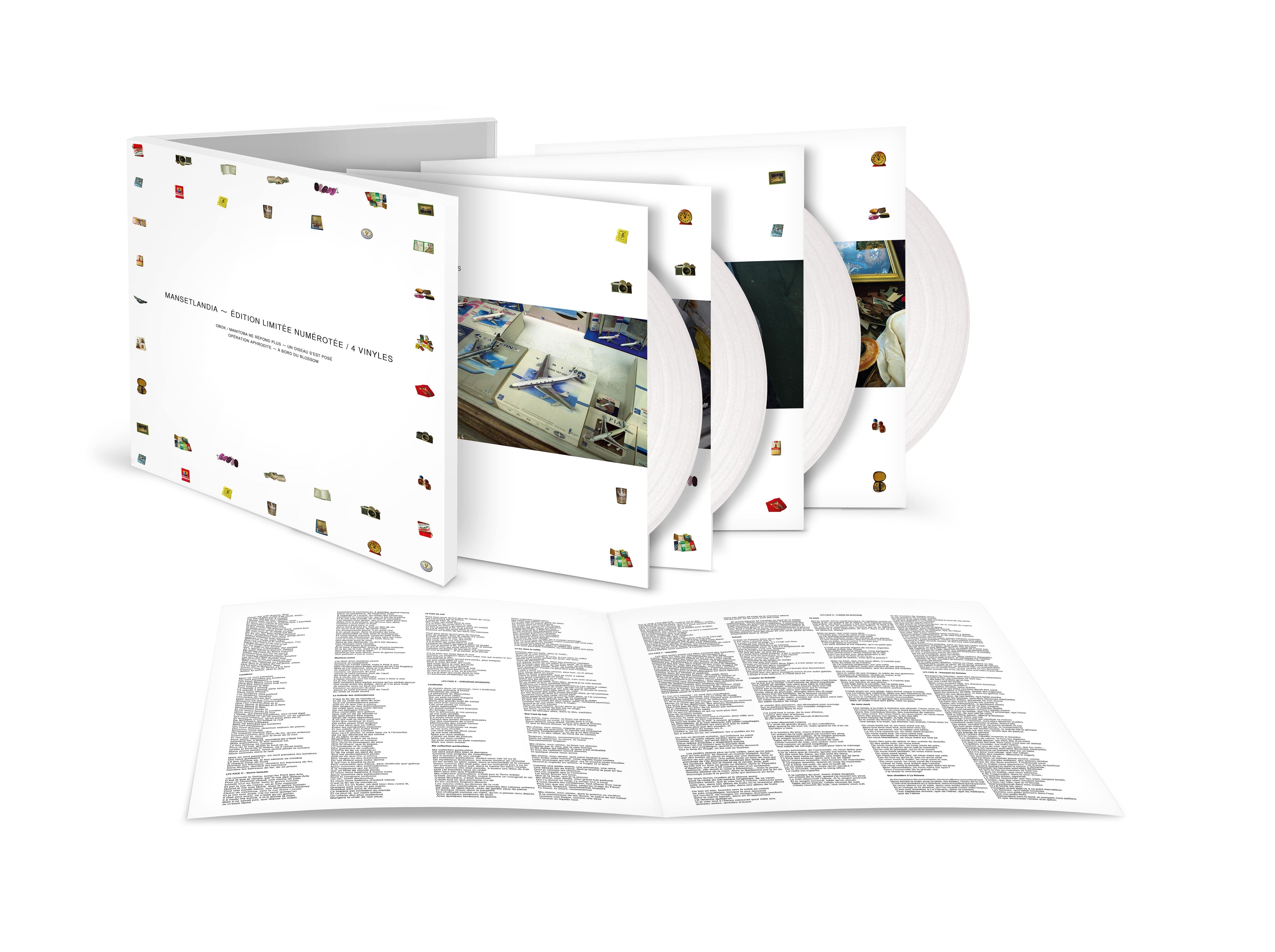 MANSETLANDIA COFFRET 4LP EDITION LIMITEE - Back Cover