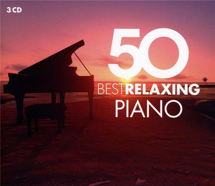 50 Best Relaxing Piano Coffret - Front Cover