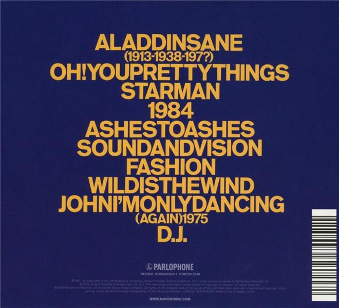 ChangestwoBowie - Front Cover