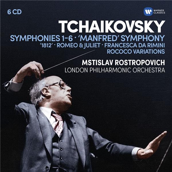 Tchaikovski symphonies 1-6, manfred symphony - Front Cover