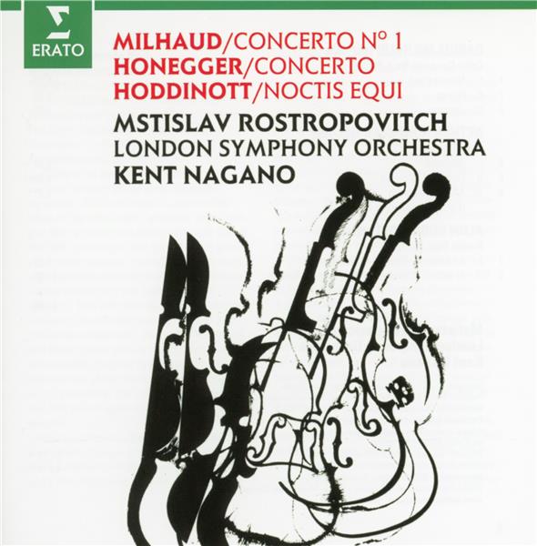 Milhaud Honegger Hoddinott - Front Cover