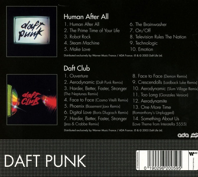 Human After All & Daft Club - Front Cover