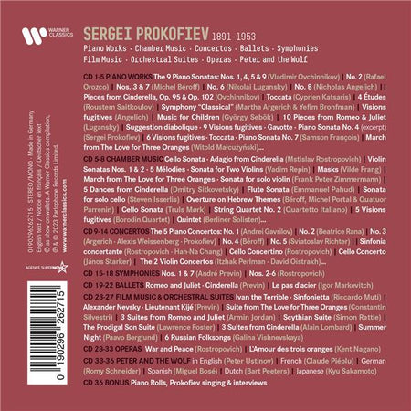 Prokofiev : The Collector's Edition - Édition limitée - Front Cover