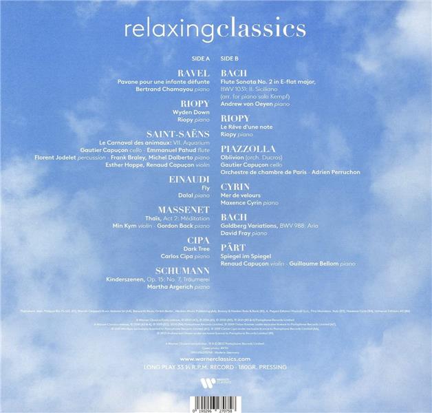 RELAXING CLASSICS - Front Cover