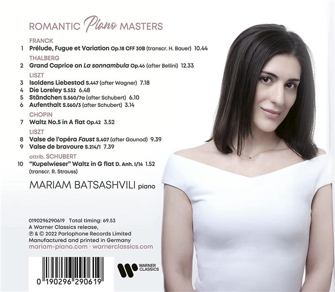 Romantic Piano Masters - Front Cover
