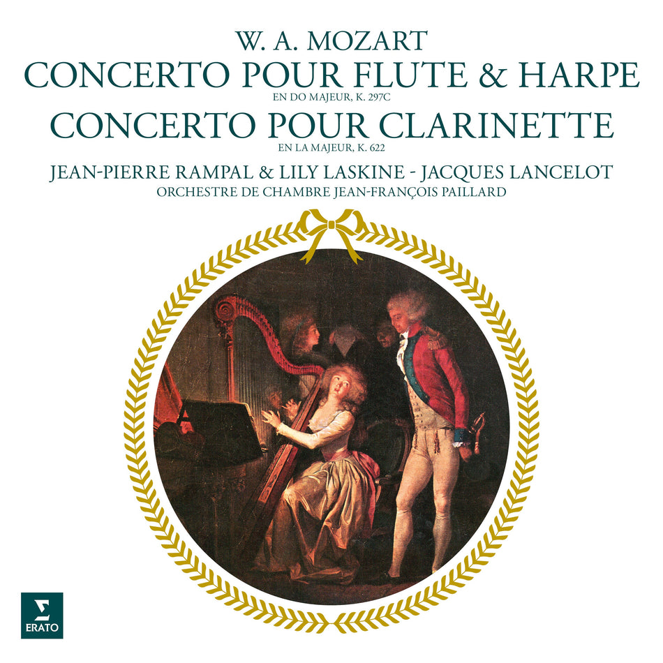 MOZART: CONCERTO POUR FLUTE ET HARPE - Front Cover