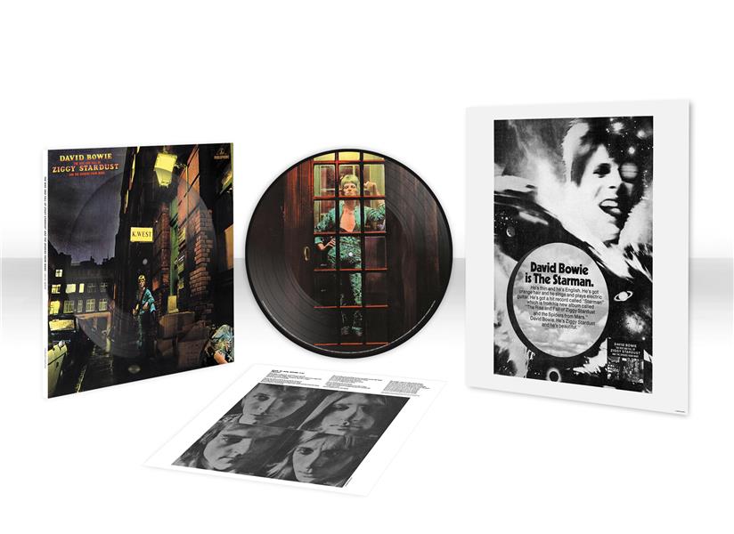 The Rise And Fall Of Ziggy Stardust And The Spiders From Mars Édition 50ème Anniversaire Limitée Picture Disc - Front Cover