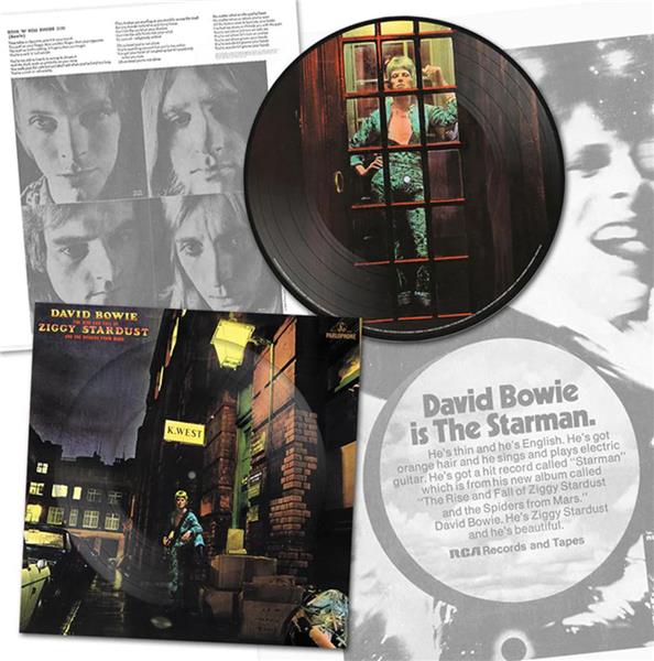 The Rise And Fall Of Ziggy Stardust And The Spiders From Mars Édition 50ème Anniversaire Limitée Picture Disc - Front Cover