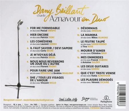 Dany Brillant chante Aznavour en duo Vol. 2 - Front Cover
