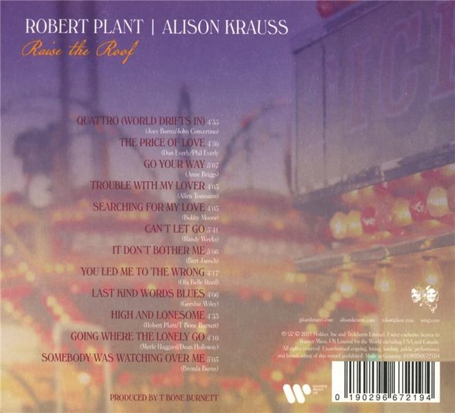 Raise The Roof - Front Cover