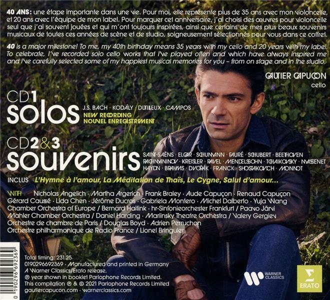 Souvenirs Coffret - Front Cover