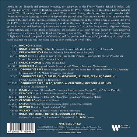 Josquin & The Franco-Flemish - Front Cover