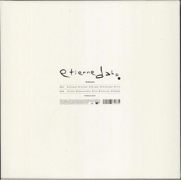 Mythomane (Ed Lim - 40ème anniversaire) vinyle rouge - Front Cover