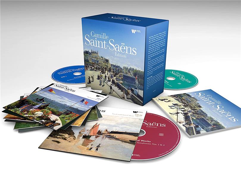 Camille Saint-Saëns Coffret - Front Cover