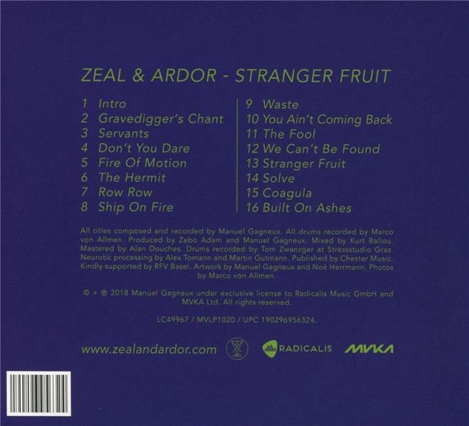Stranger Fruit - Front Cover