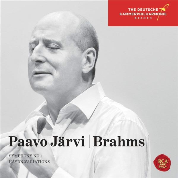 Brahms : symphony No. 1 & Haydn variations - Front Cover