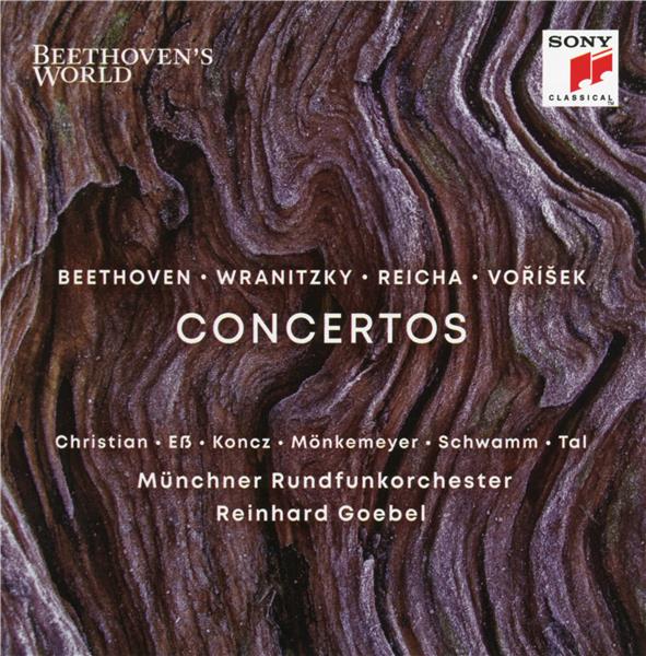 Beethoven's world - Beethoven, Wranitzky, Reicha, Vorisek: concertos - Front Cover