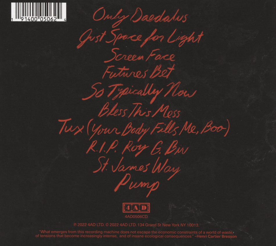BLESS THIS MESS - Back Cover