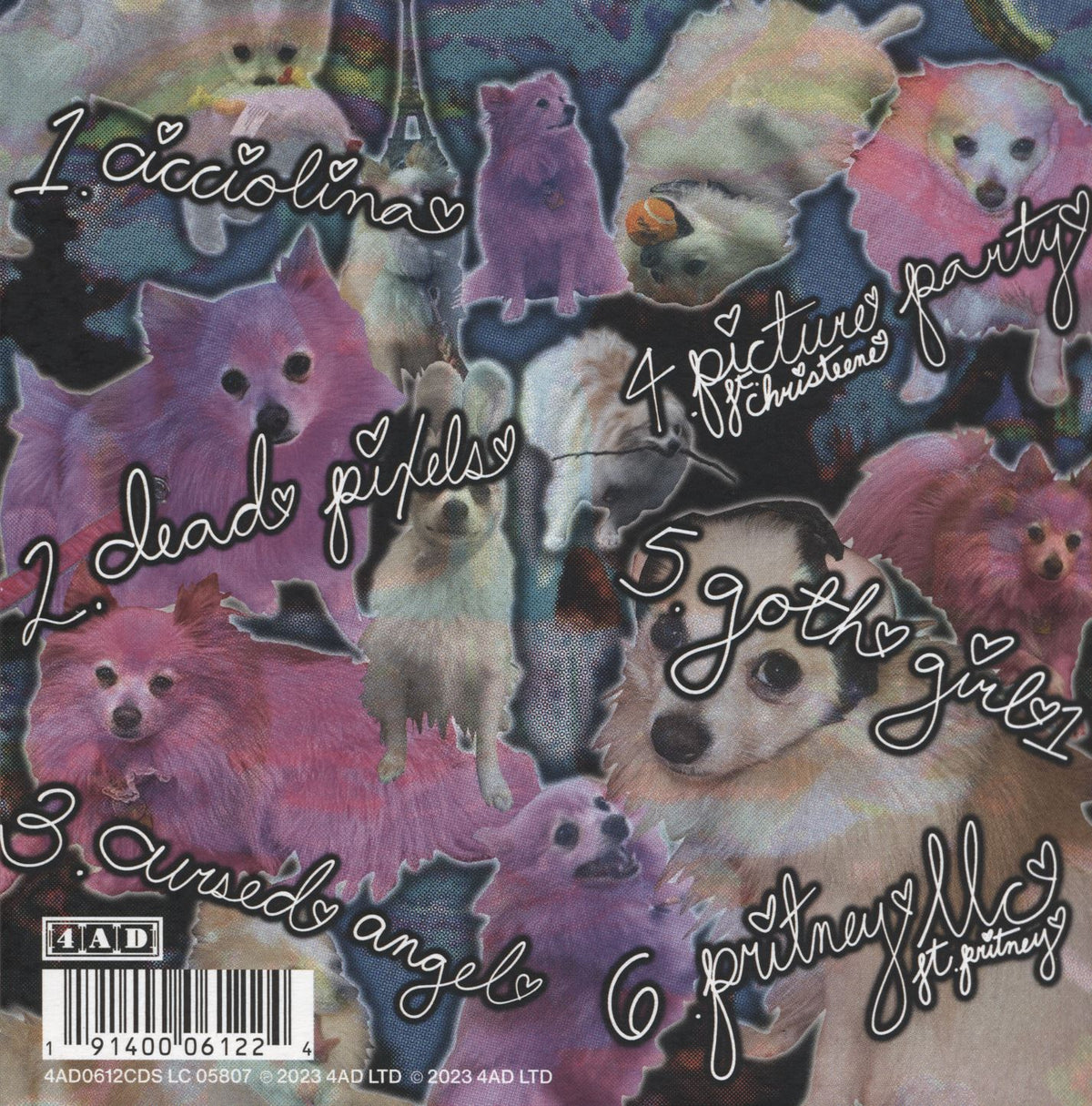 PHANTASEA FARM EP - Back Cover