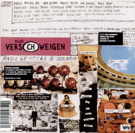 WESTING (BY MUSKET AND SEXTANT) - Back Cover