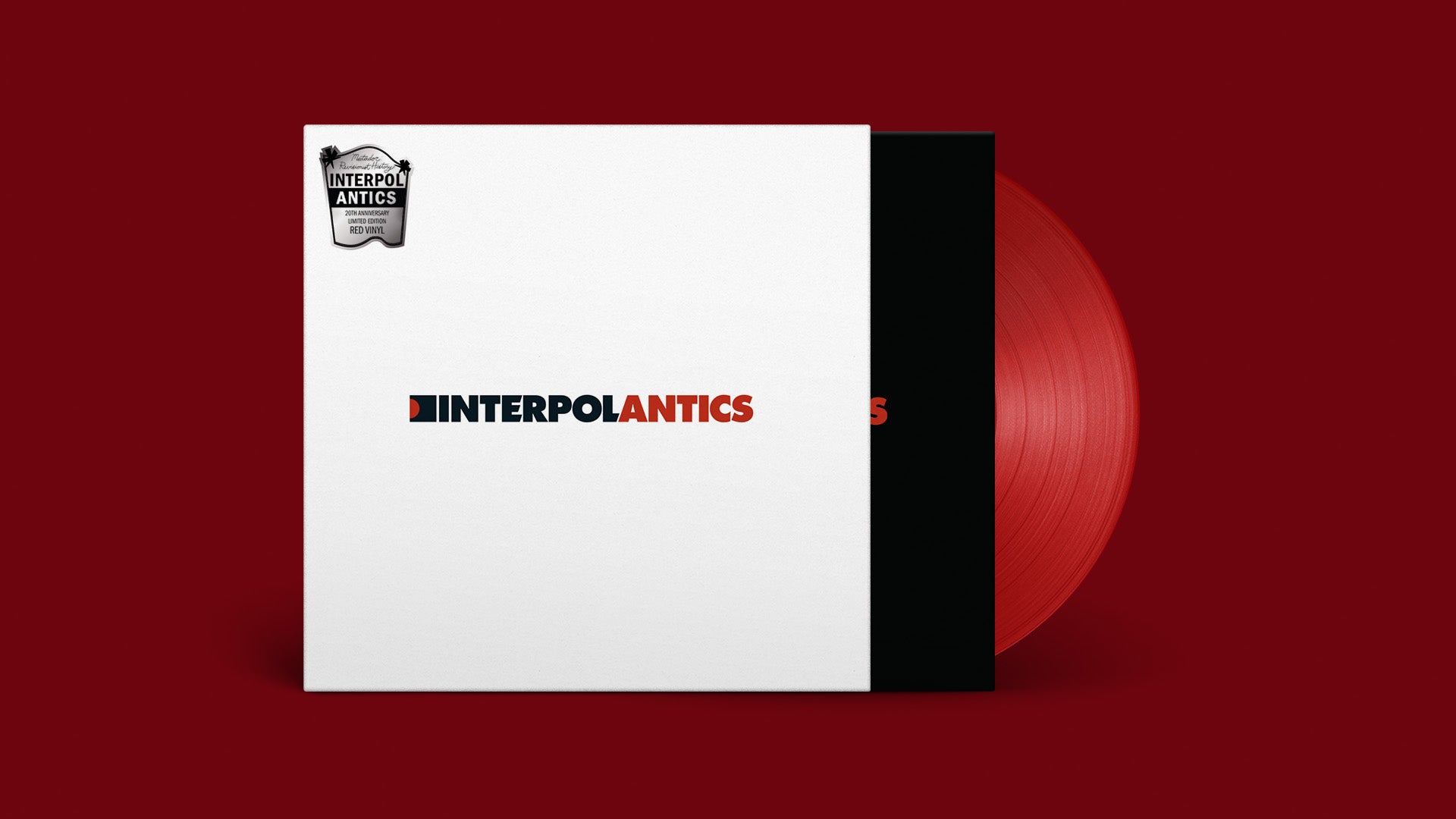 ANTICS - 20TH ANNIVERSARY - ÉDITION EXCLUSIVE - VINYLE COULEUR ROUGE - Front Cover