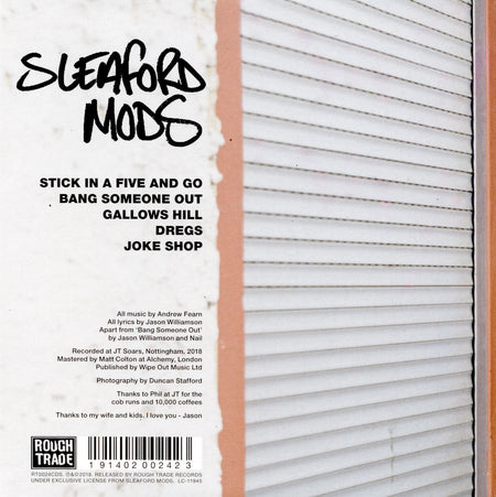 SLEAFORD MODS - EP - Back Cover