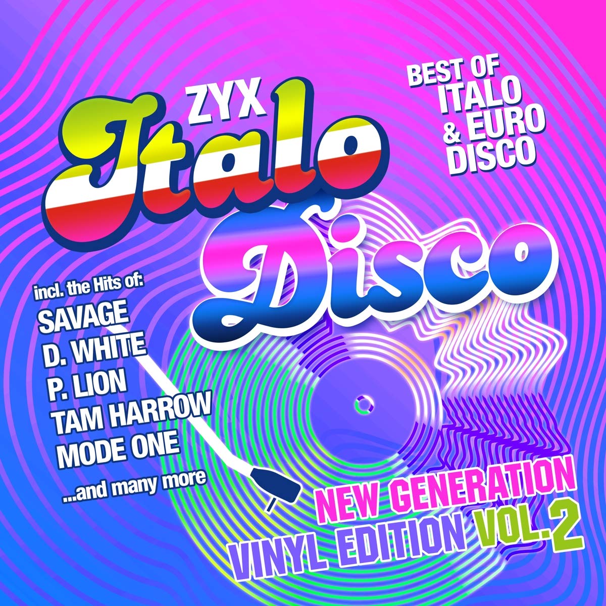 BEST OF ITALO DISCO/NEW GENERATION VINYL EDITION VOL 2 - Front Cover