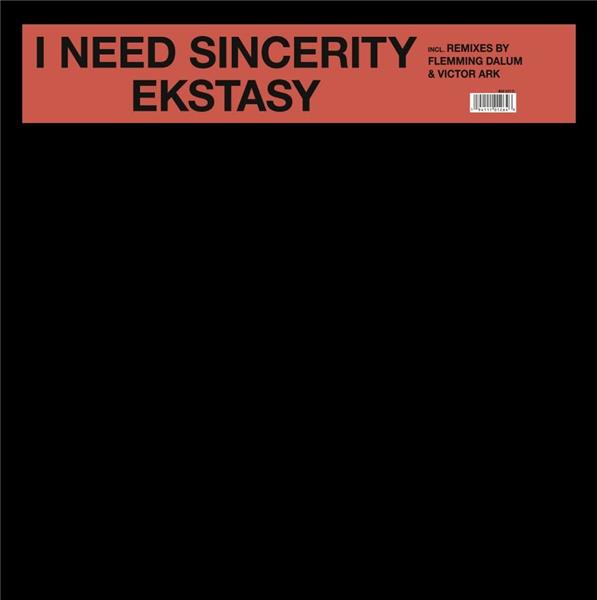 I Need Sincerity - Front Cover