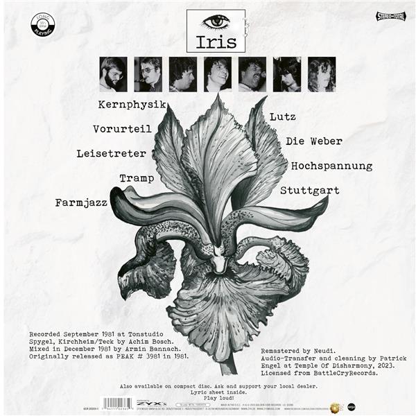 Iris - Front Cover