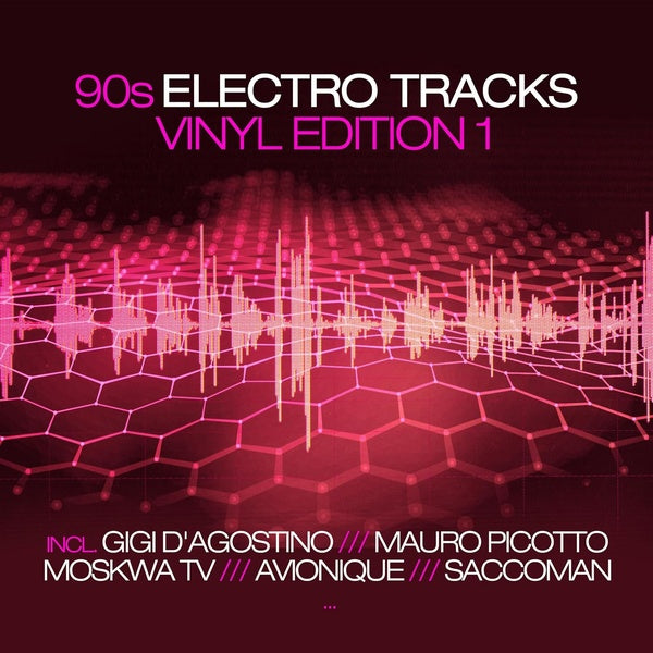 90s Electro Tracks - Vinyl Edition Vol. 1 - Front Cover