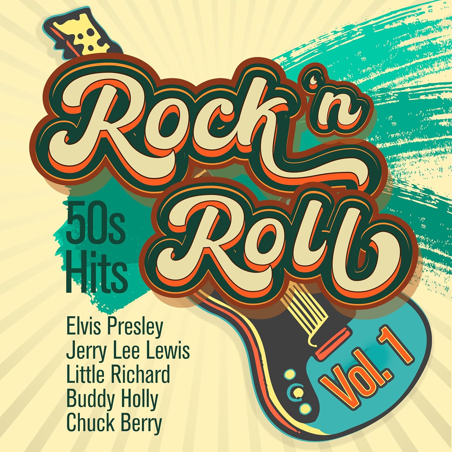 50 S ROCK N ROLL HITS VOL 1 - Front Cover
