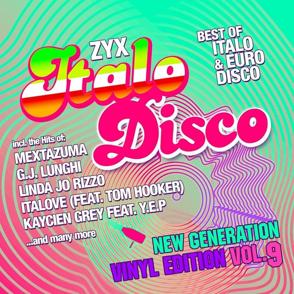 ZYX Italo Disco New Generation Vinyl Edition 9 - Front Cover