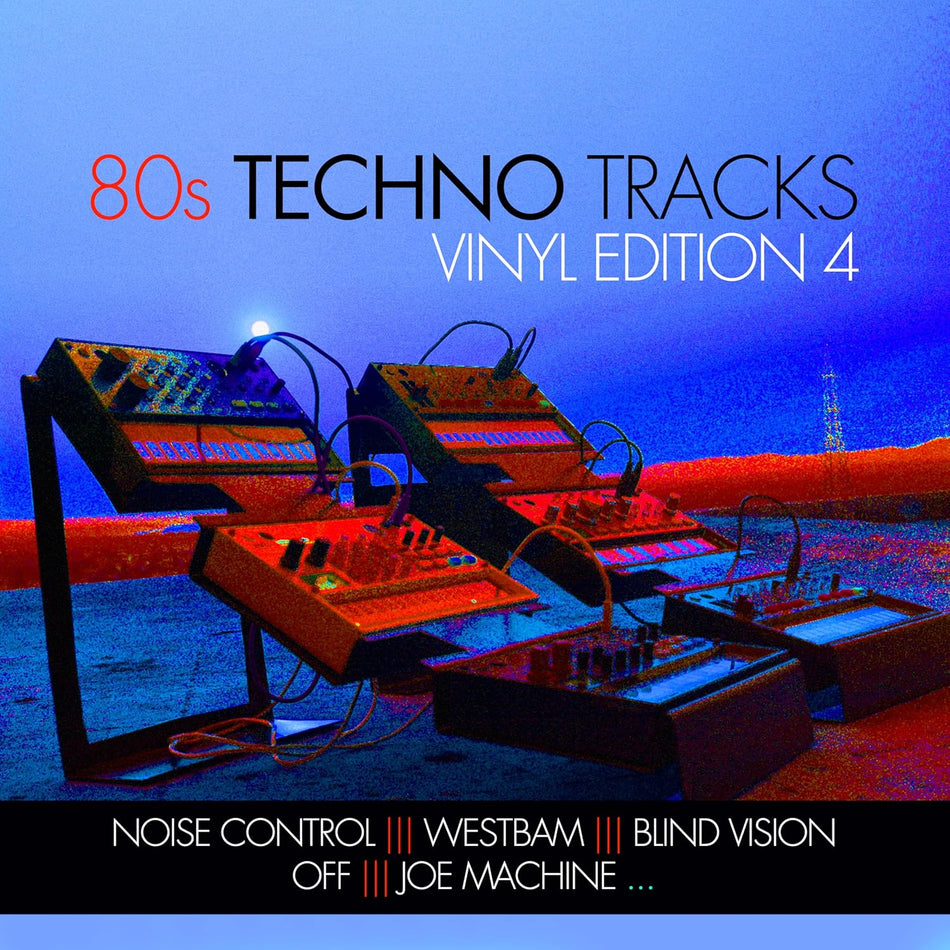80S TECHNO TRACKS VINYL EDITION 4 - Front Cover