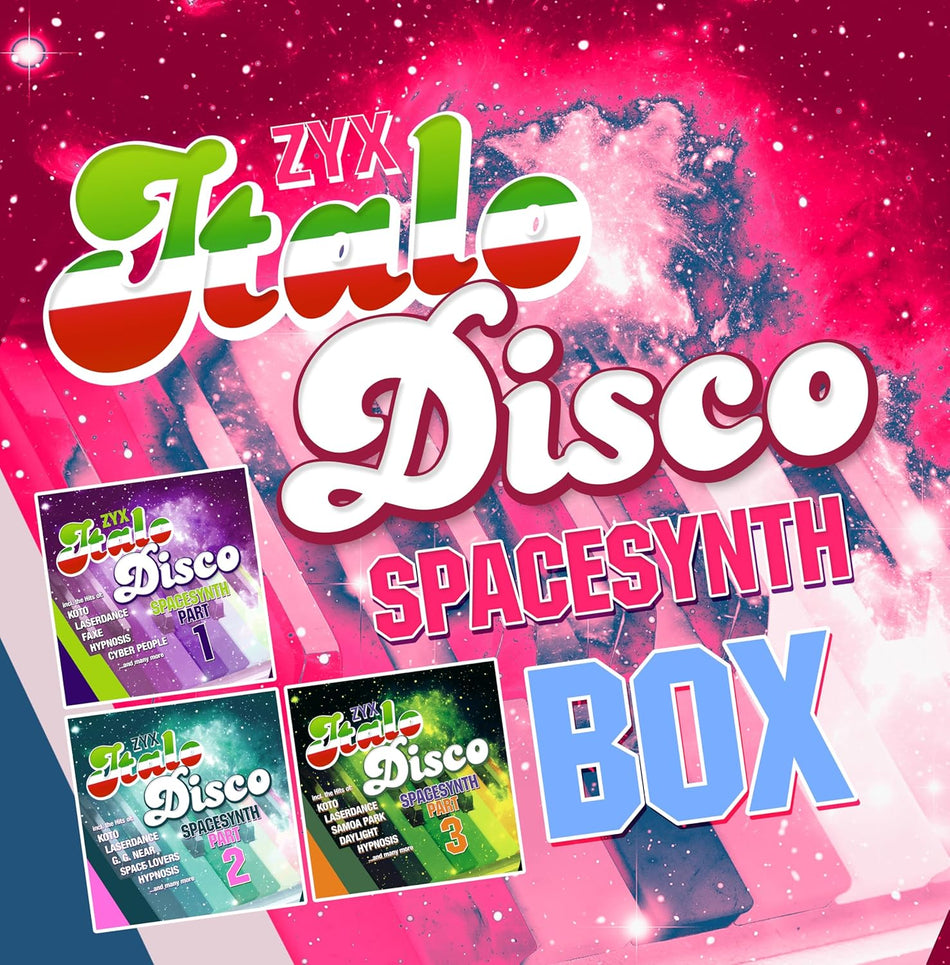 ZYX ITALO DISCO SPACESYNTH BOX - Front Cover