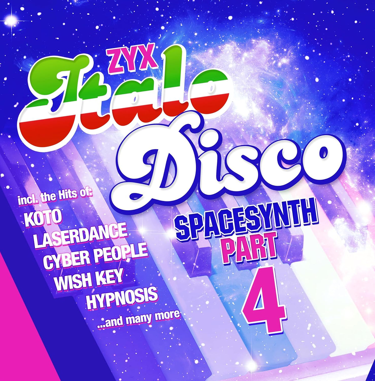 ZYX ITALO DISCO/SPACESYNTH PART 4 - Front Cover